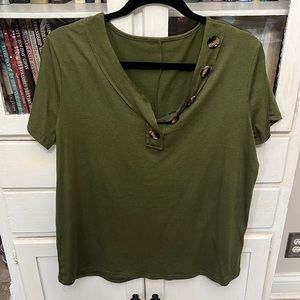 2 for $10! SHEIN green top.